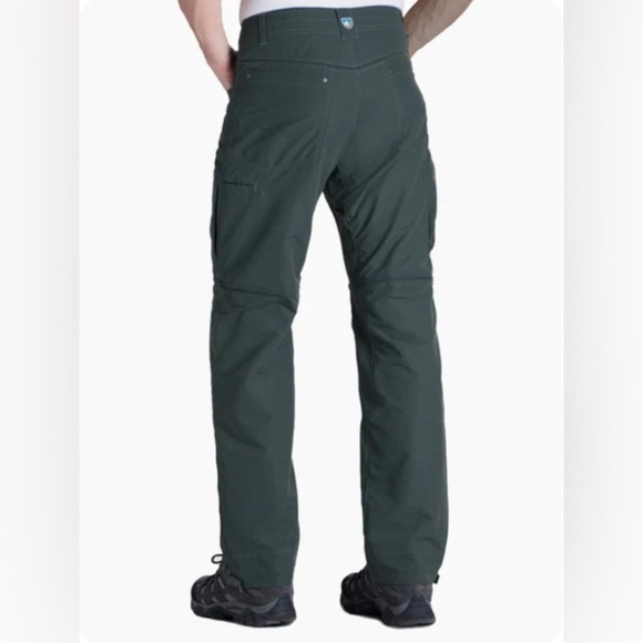 Kuhl liberator stealth Convertable zip off system pants cabin gray green 38 x 30 - Picture 2 of 10